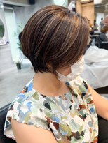 ロアー ヘアー マチルダ 千葉店(RAWR hair MATILDA)&nbsp;白髪ぼかし/ショート/白髪ぼかしハイライト/吉祥寺