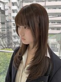 レイヤーカット/ベージュ/ロング