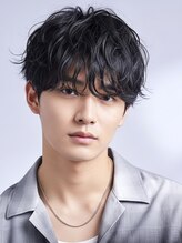 【メンズカット・シャドウパーマ】ナチュラルに決まるメンズヘア　[小岩駅/レイヤーカット/ボブ/ショート]