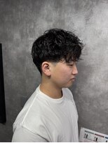 スピン 本八幡(SPIN)&nbsp;MEN’S HAIR/サーフカール/刈り上げセンターパート/本八幡