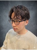 男さ際立つオシャレパーマ