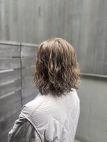 リーチェ(ReCHE by CAPA(旧：CAPA茅ヶ崎店）)&nbsp;ラフに動くウェーブ＊こなれ感たっぷりのお洒落ボブパーマ