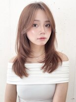 ビーチ(BEACH)&nbsp;◎ ミディアムレイヤーカット 似合わせカット 大人ガーリー 韓国