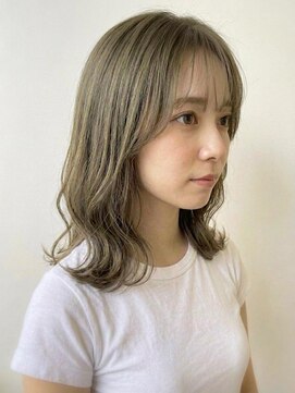 セルカ 高田馬場(CERCA) オリーブグレージュ×くびれヘア【高田馬場】