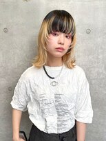 オトソーデン(Oto-soden)&nbsp;ブロンド×ブラックのアンブレラカラーウルフ