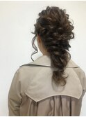 編みおろしダウンスタイル