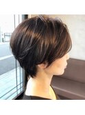 ハンサム風ナチュラルショート