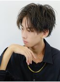 ゆるウェーブ大人センターパート