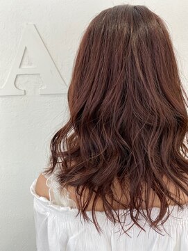 アッシュ 武蔵境店(Ash) 巻き髪ピンクブラン