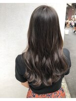 モルニ(MORNI)&nbsp;ショコラブラウン_マロンベージュ Aラインボブ かきあげ