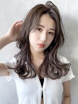 アイティー バイ アルバム 浦和店(IT by ALBUM) ロングウェーブ_マロンベージュAラインボブ_28484