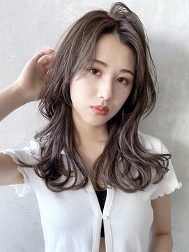 アイティー バイ アルバム 浦和店(IT by ALBUM) ロングウェーブ_マロンベージュAラインボブ_28484