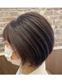 エミュー ラ ピエス(emu la piece) ナチュラルな縮毛矯正☆カットで丸く！