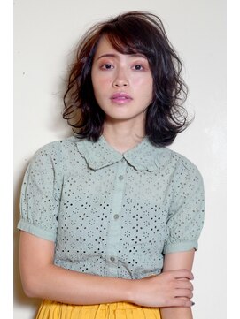 クシュ 所沢東口店(kusyu...) グレイアッシュ×ロングウルフ×ミストバング×結べるボブ所沢