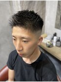 #134 アップバングフェード
