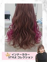 エレラビューティー(ELERA beauty)&nbsp;全体カラー×インナーカラーピンク