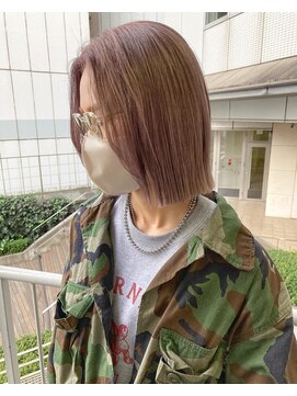 ヘアーブレイス(hair brace) ピンクラベージュ　【菅野竜矢】