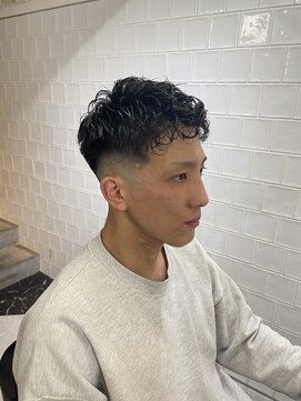 メリケンバーバーショップ フクオカ(MERICAN BARBERSHOP FUK) ナチュラルウェットパーマ