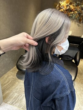 ロンド レア 天神大名店(Lond Le’a) 黒髪カタログ/オリーブグレー/ココアベージュ/小顔カット