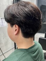 フイ 代々木(Hui)&nbsp;メンズ/アップバング/ツーブロックマッシュ/束感ショート/波巻き