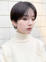 ソーコ 渋谷(SOCO)&nbsp;大人ショートボブ黒髪ショートカットマッシュショート前髪あり