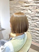 ヘアアンドメイク オプシス(Hair&Make OPSIS) "ハイトーンベージュ×ボブ”