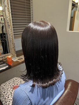 ムーン(moon) #前髪カタログ#インナーグレージュ#ピンクベージュ