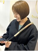 【レディースショート】丸みボブ/まとまるボブ/内巻きボブ
