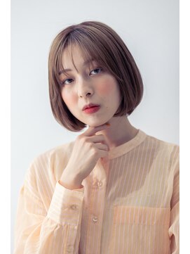 ブリング バイ スノードロップ 吉祥寺(BRING by Snowdrop) 黒髪/グレーベージュ/レイヤーロング/前髪パーマ/吉祥寺