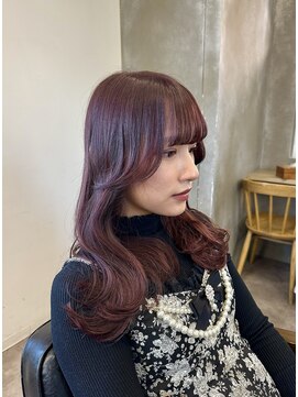 エイト 池袋店(EIGHT ikebukuro) 冬に映えるピンクブラウン@遠田