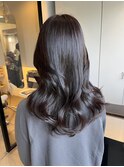 髪質改善グレージュカラーカーキベージュレイヤーロング錦糸町