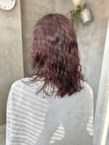 テトヘアー(teto hair)&nbsp;ミディアムウェーブパーマ　くるくる　スパイラル　くせ毛風