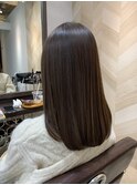 【二村】オリーブベージュ×髪質改善トリートメント