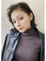 フラミューム 藤沢(flammeum)&nbsp;かきあげボブ×モーブグレー【フラミューム藤沢】