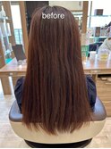 縮毛矯正×髪質改善