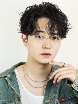 オーシャントーキョー 原宿(OCEAN TOKYO) 波巻きパーマメンズツイストスパイラルパーマツーブロック