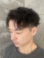 ニアウ 伊勢崎連取店(Niau)&nbsp;メンズマッシュツイストスパイラルパーマメンズパーマ