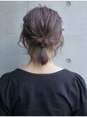 ボブアレンジ/ヘアアレンジ/お呼ばれアレンジ