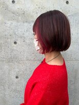 アミックス ヘアワークス 本店(AMIX hair works)&nbsp;ボブ×インナーカラー