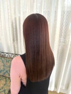 グラマラス GLAMOROUS ピンクブラウン×ロング