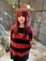 ゼスト フィーノ(ZEST fino)&nbsp;韓国風レイヤーカットで小顔見えする美シルエット／立川/レッド