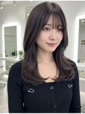 美髪/ワイドバング/レイヤーカット/くすみベージュ/新小岩駅