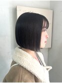 ボブカット　顎下1センチボブ　酸性ストレート