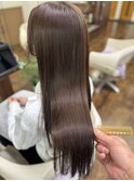 髪質改善×カラー