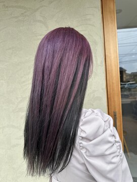 スリー(THREE) くびれヘア/アプリコットオレンジ/夏のヘアアレンジ/蟹江