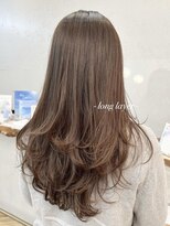 コンティロミー(CONTI ROMMY.)&nbsp;ロングレイヤーカット◎くすみベージュ韓国風巻きトリートメント