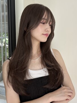 ローネス ギンザ(LONESS ginza) レイヤーカット/姫カットレイヤー/色素薄めカラー/透明感カラー