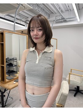 クイ(quii) ★韓国ヘアハッシュカットレイヤーカットボブくびれヘア