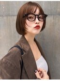 ☆ 秋にぴったり！韓国ムード漂う上品ボブ