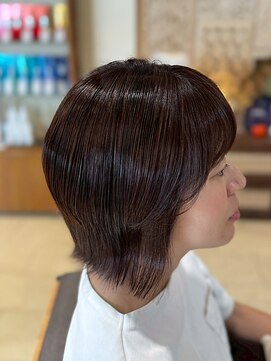 ヘアリゾート粋 ティガ 池袋店(tiga) ミディアム/レイヤーカット/艶髪/ブラウンベージュ